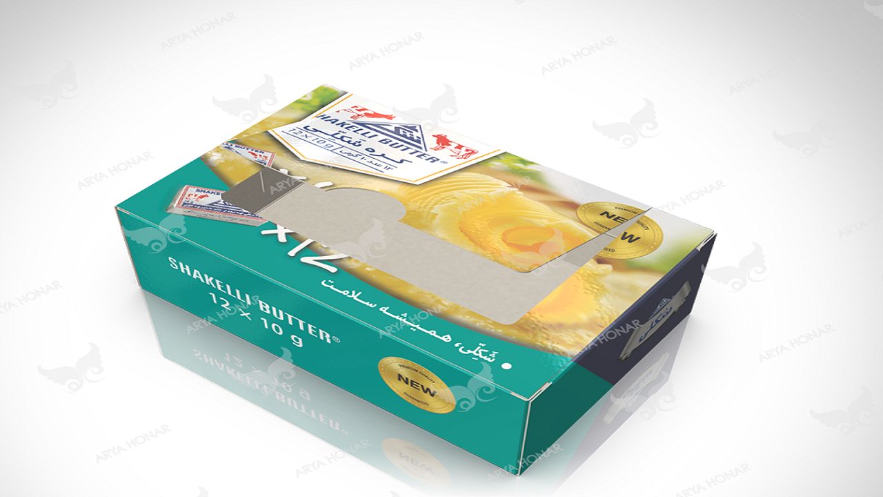 طراحی چاپ جعبه مواد غذایی توسط آریا هنر