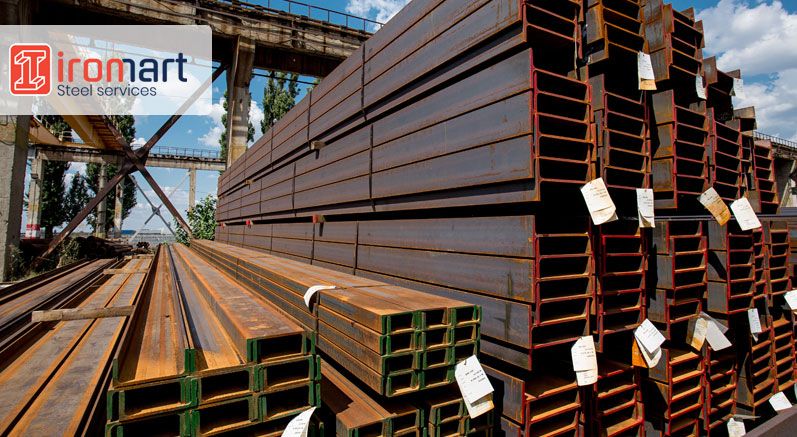 استعلام قیمت تیرآهن از بازرگانی فولاد آیرومارت