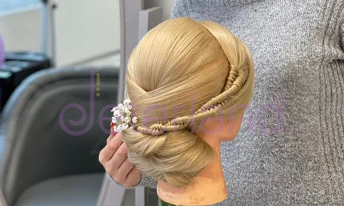 آموزش شینیون مو