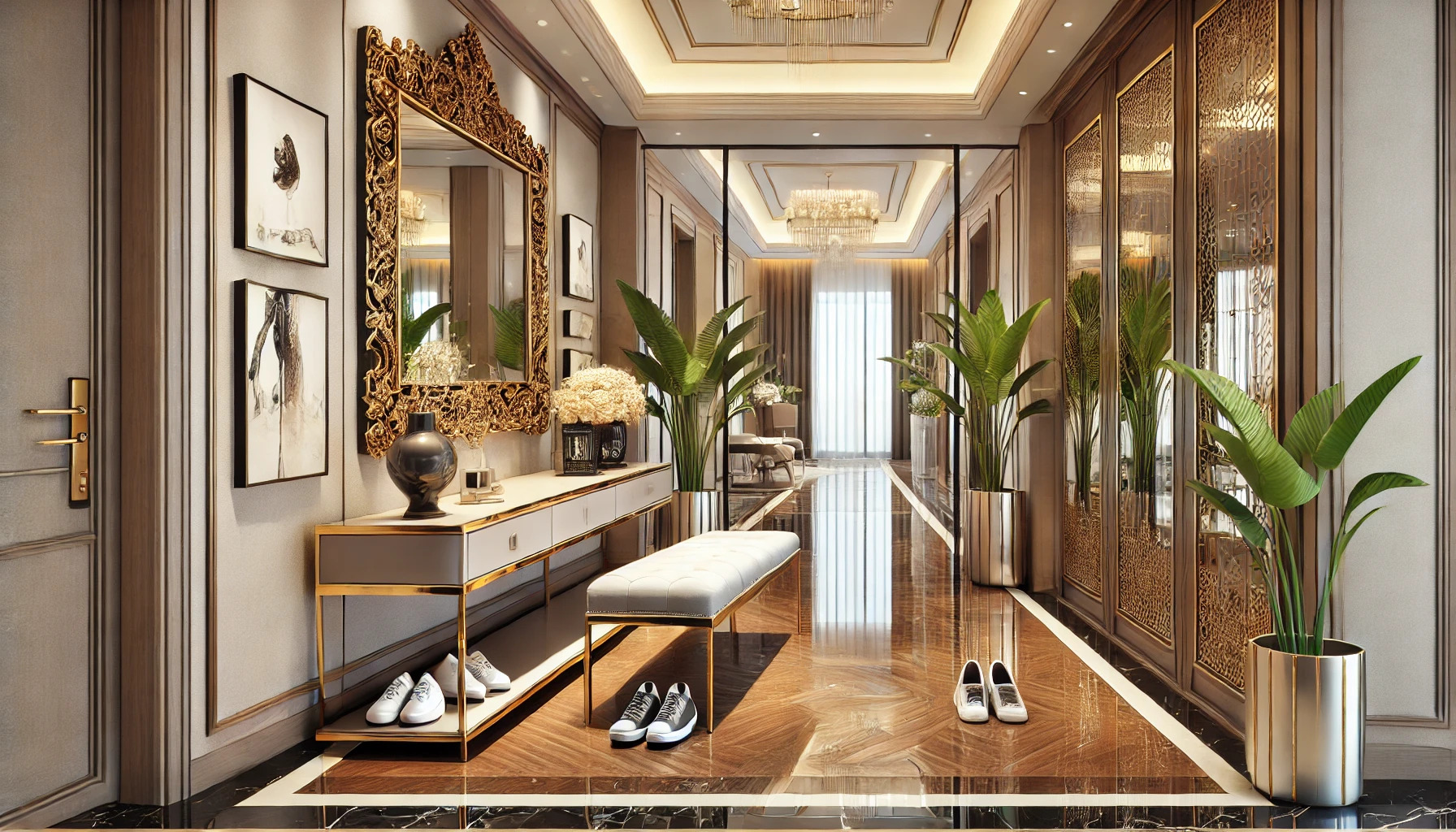 دکوراسیون با جاکفشی سنتر وود