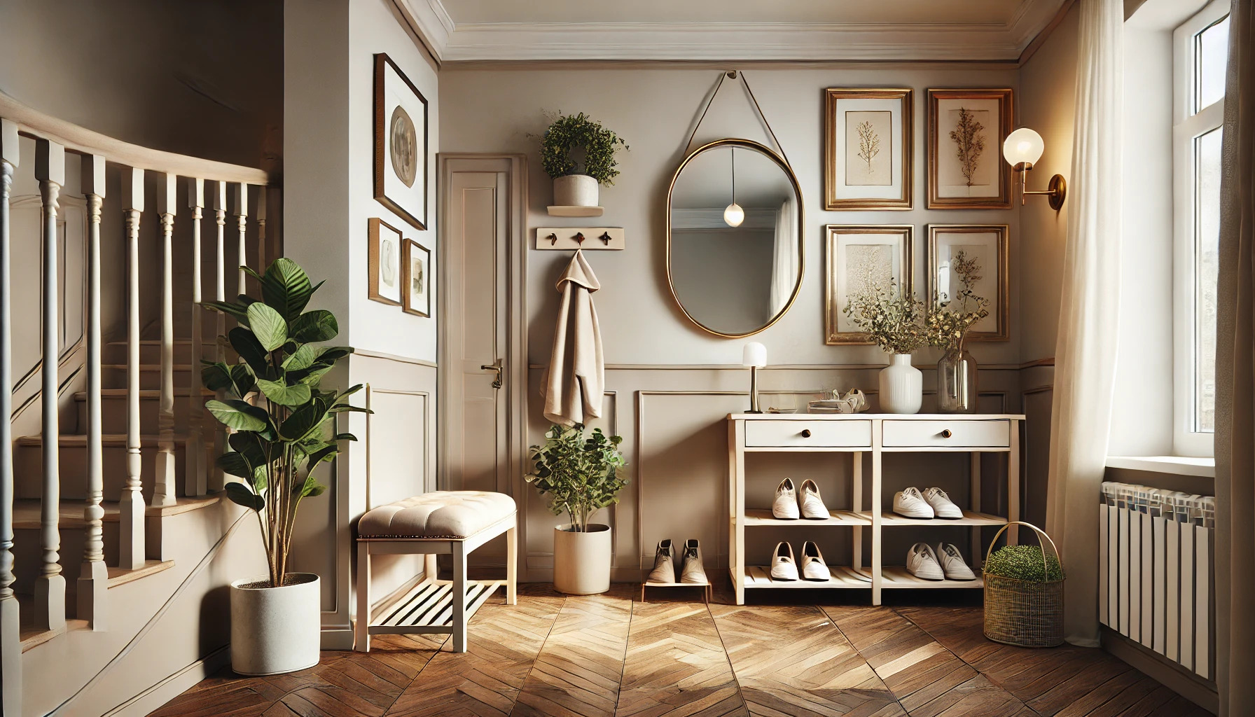 دکوراسیون با جاکفشی سنتر وود