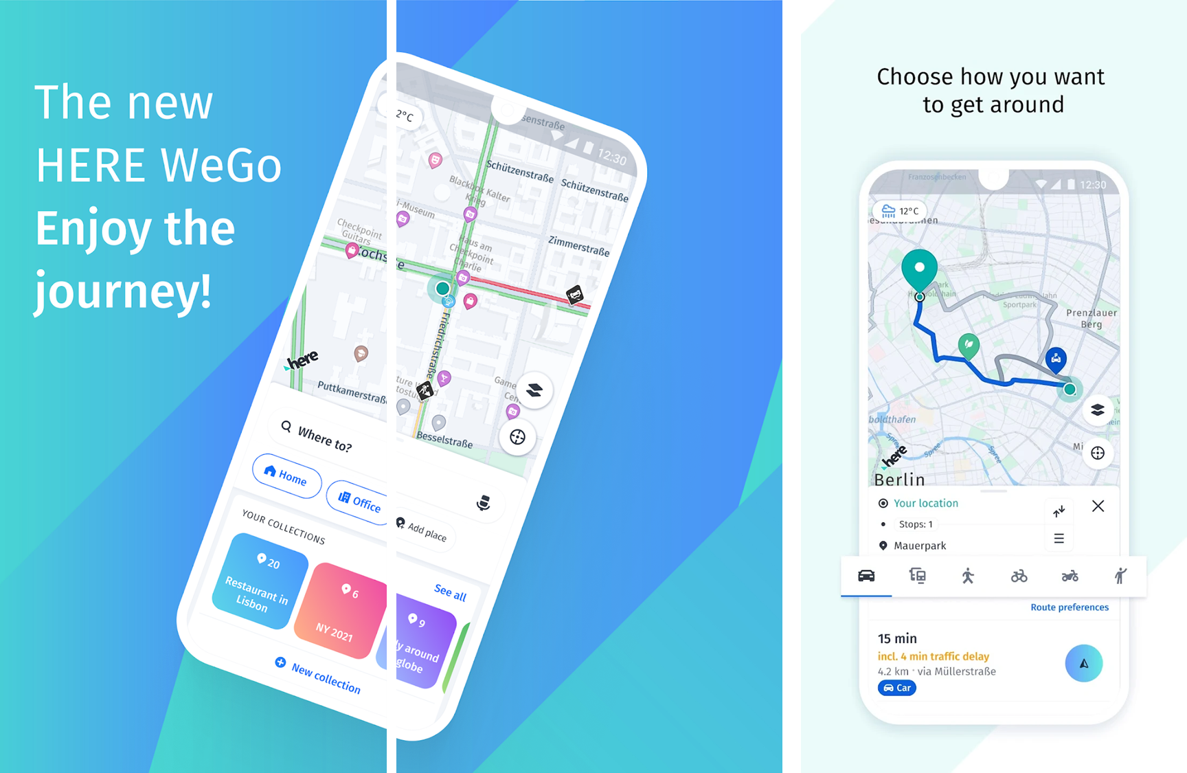 اپلیکیشن HERE WeGo: Maps & Navigation