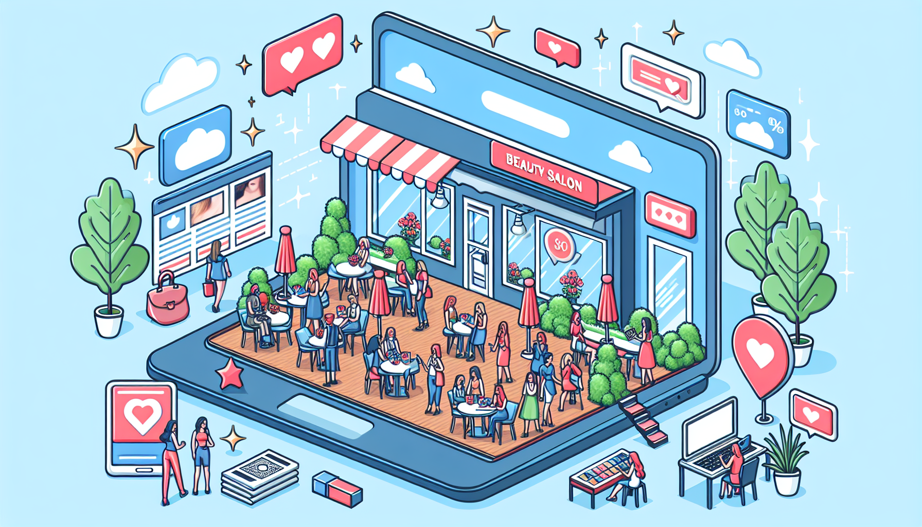 چرا یک وبسایت برای آرایشگاه و سالن زیبایی ضروری است؟