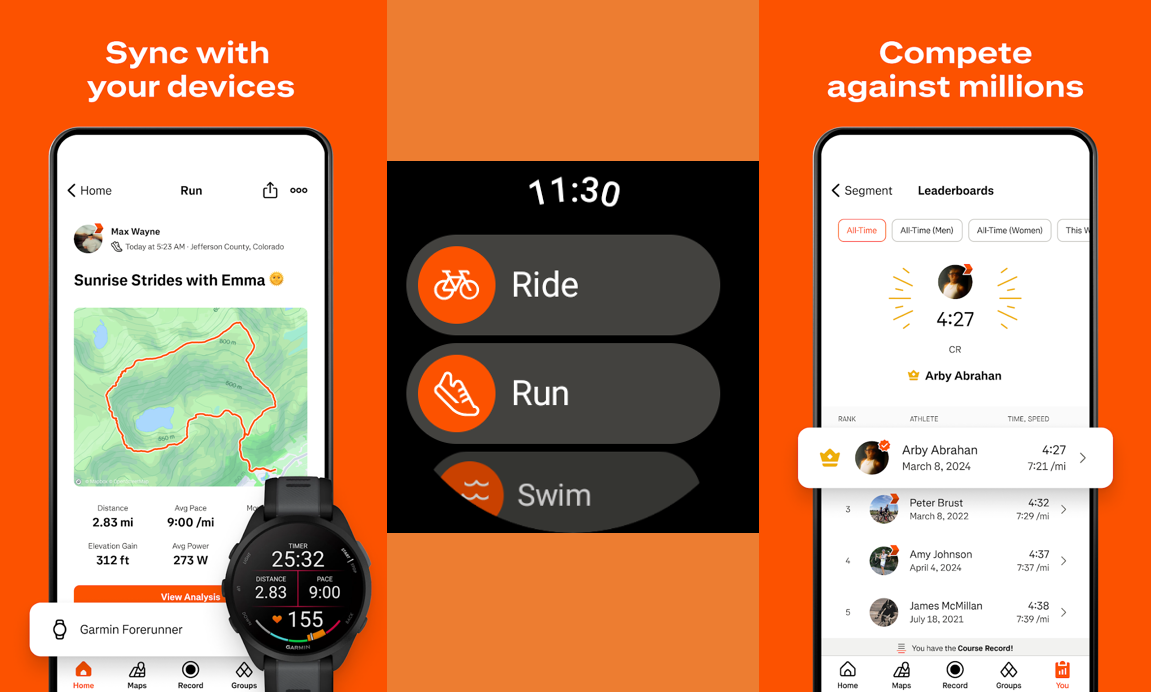 اپلیکیشن استراوا (Strava)