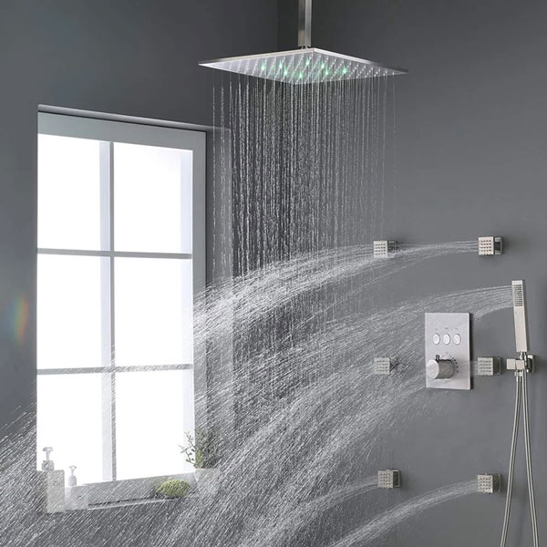 علم دوش و شیرآلات مدرن عملکرد حمام شما را زیر و رو می کند! علم دوش ماساژ اسپا