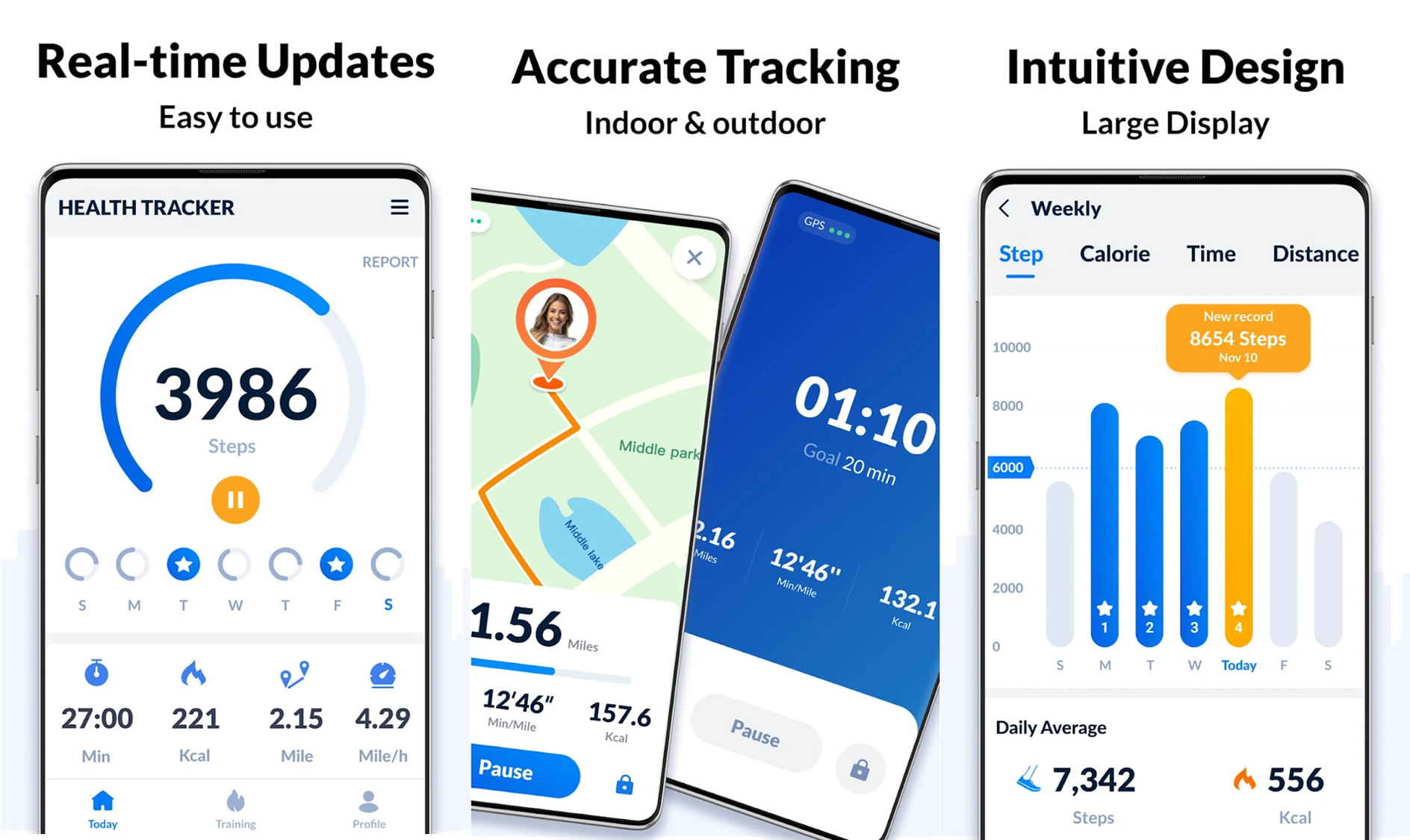 اپلیکیشن Step Tracker - Pedometer