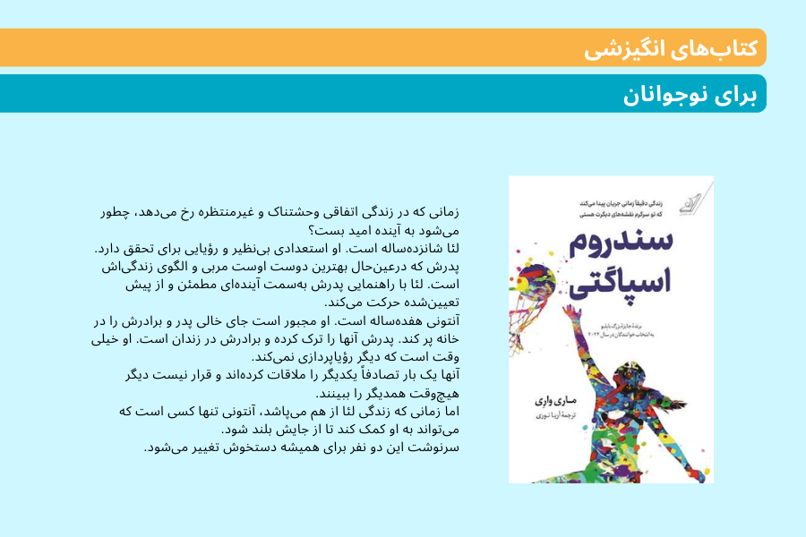 کتاب سندروم اسپاگتی در 30بوک