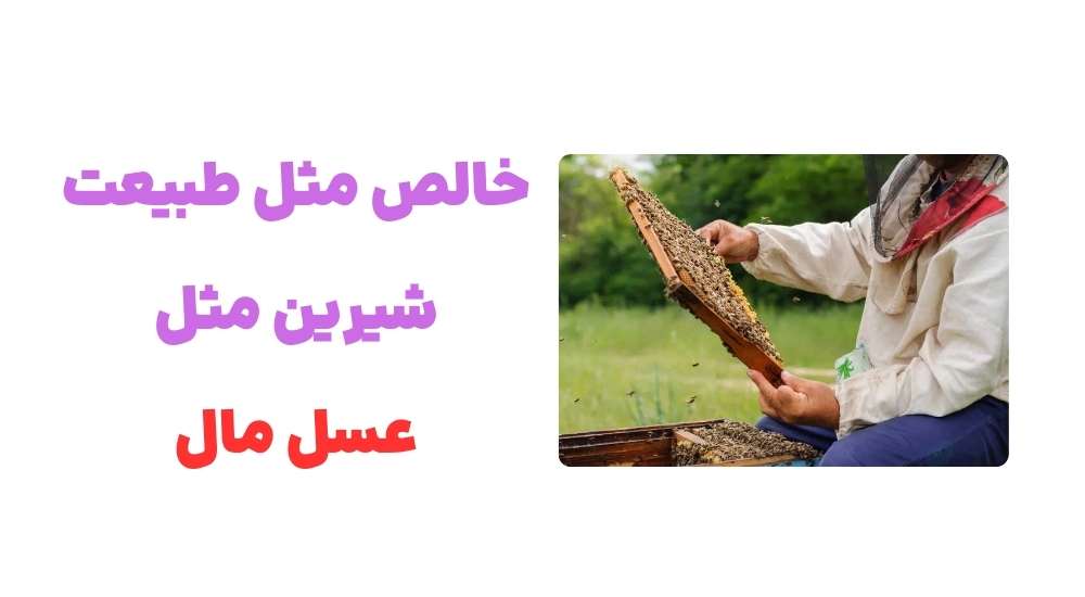 🌿 خالص مثل طبیعت، شیرین مثل عسل مال