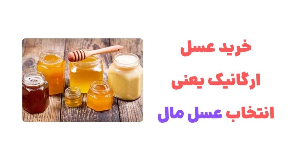 🍯 خرید عسل ارگانیک یعنی انتخاب عسل مال