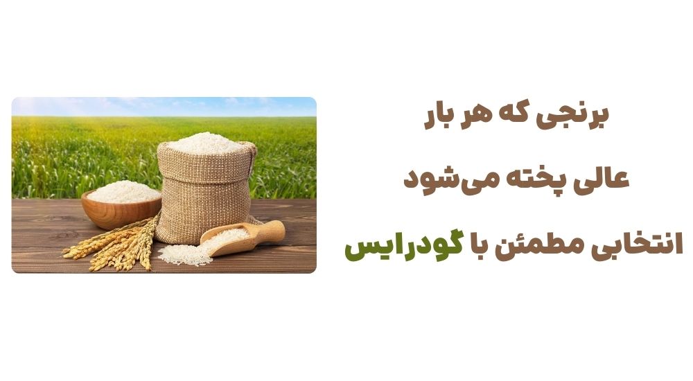 برنجی که هر بار عالی پخته می_شود – انتخابی مطمئن با گودرایس