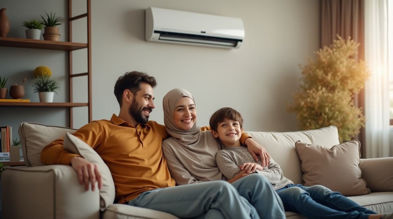 کولر گازی پرتابل در خانه