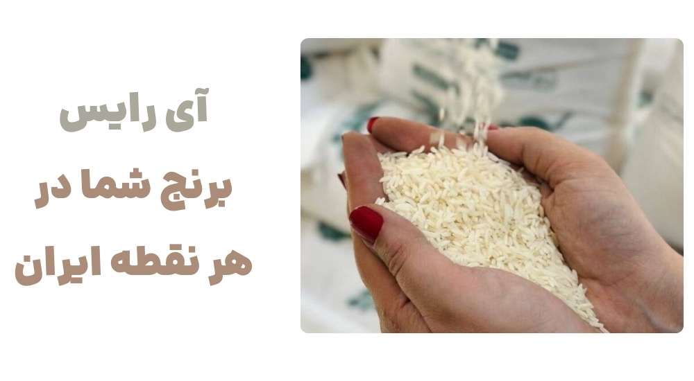 آی رایس، برنج شما در هر نقطه ایران