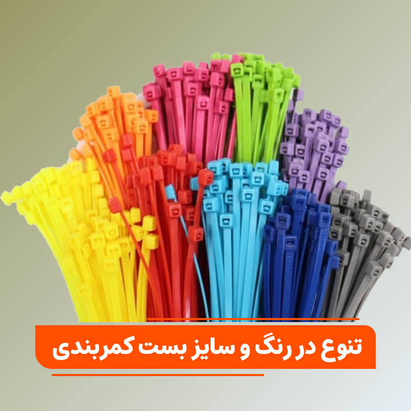 تنوع در رنگ و سایز بست کمربندی