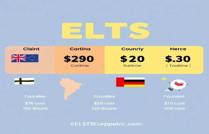 هزینه ثبت نام آزمون آیلتس در کشورهای مختلف