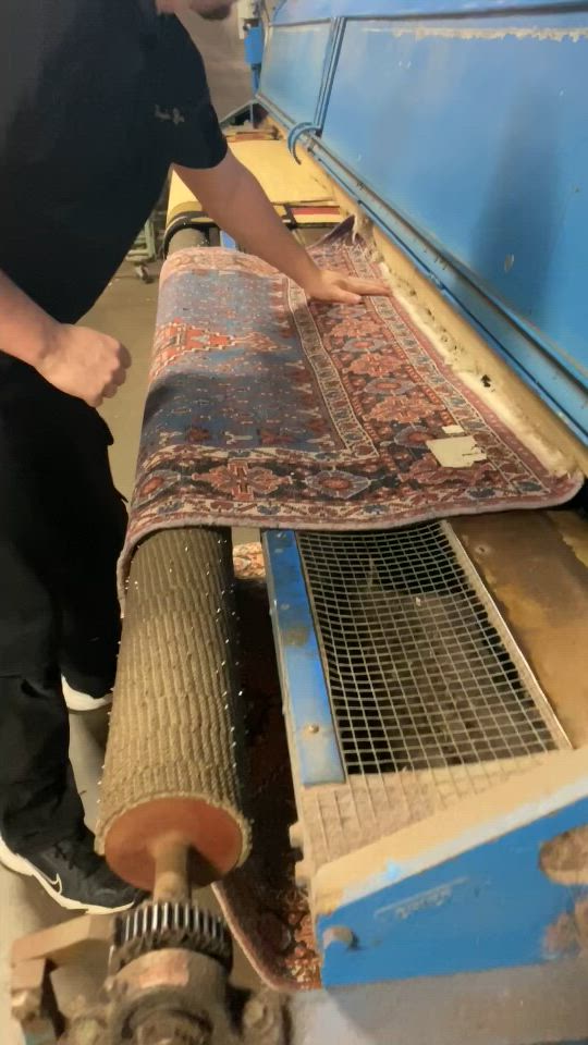 فرآیند قالیشویی در گوهردشت