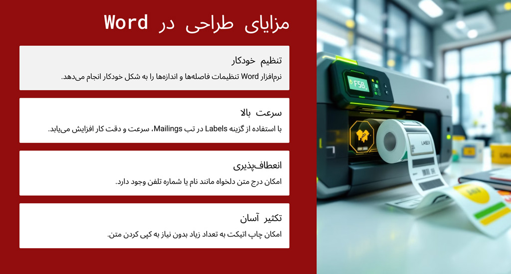 نحوی درست کردن یک اتیکت حرفه ای