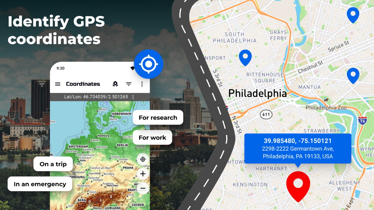 GPS adjusts locator maps with Firehawk