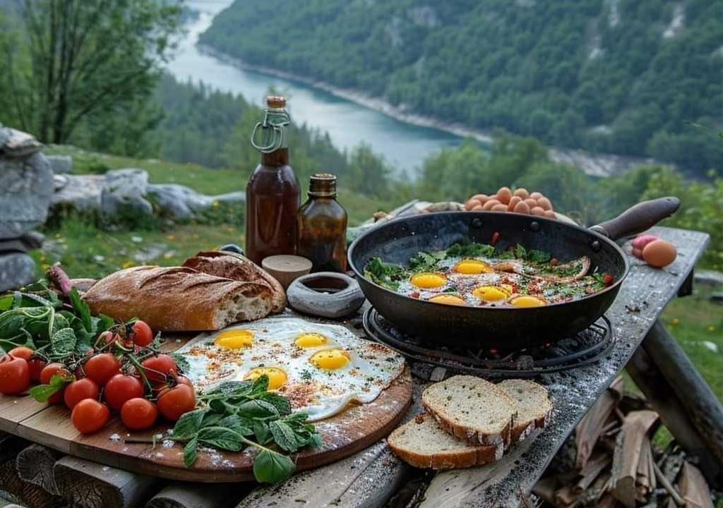بهترین غذاها برای طبیعت‌گردی