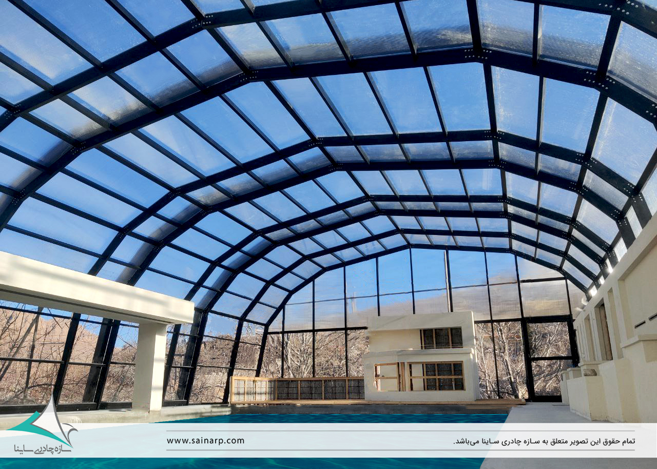 سقف متحرک پلی کربنات