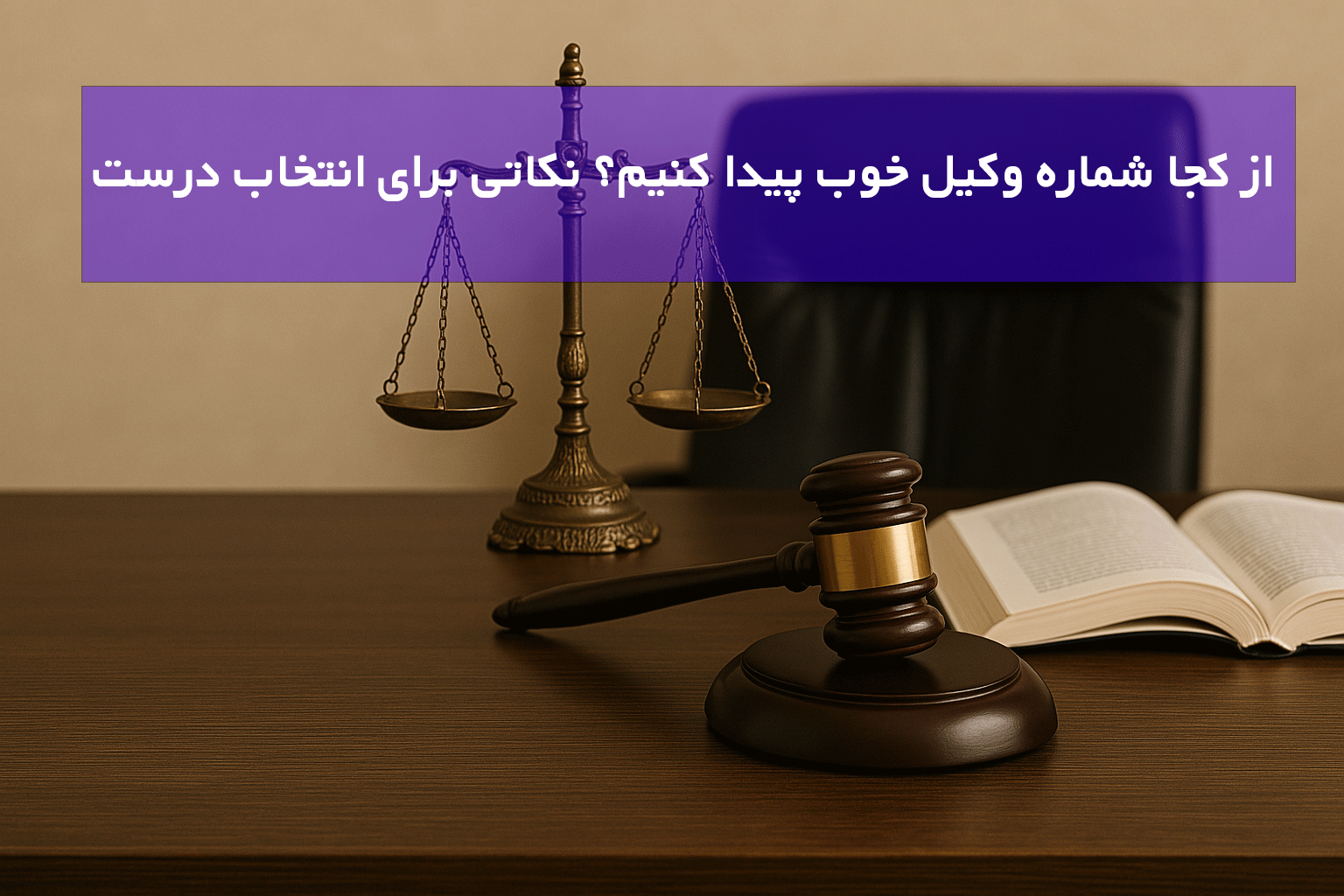 از کجا شماره وکیل خوب پیدا کنیم؟ نکاتی برای انتخاب درست
