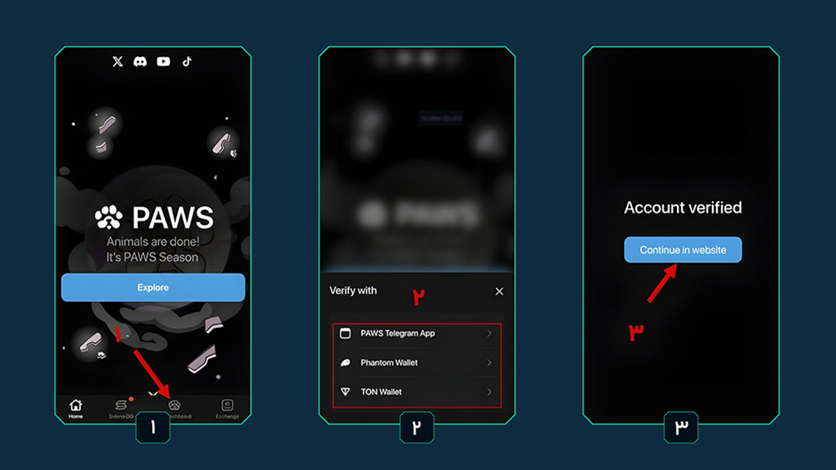 آموزش برداشت PAWS؛ راهنمای قدم به قدم مراحل 1 تا 3