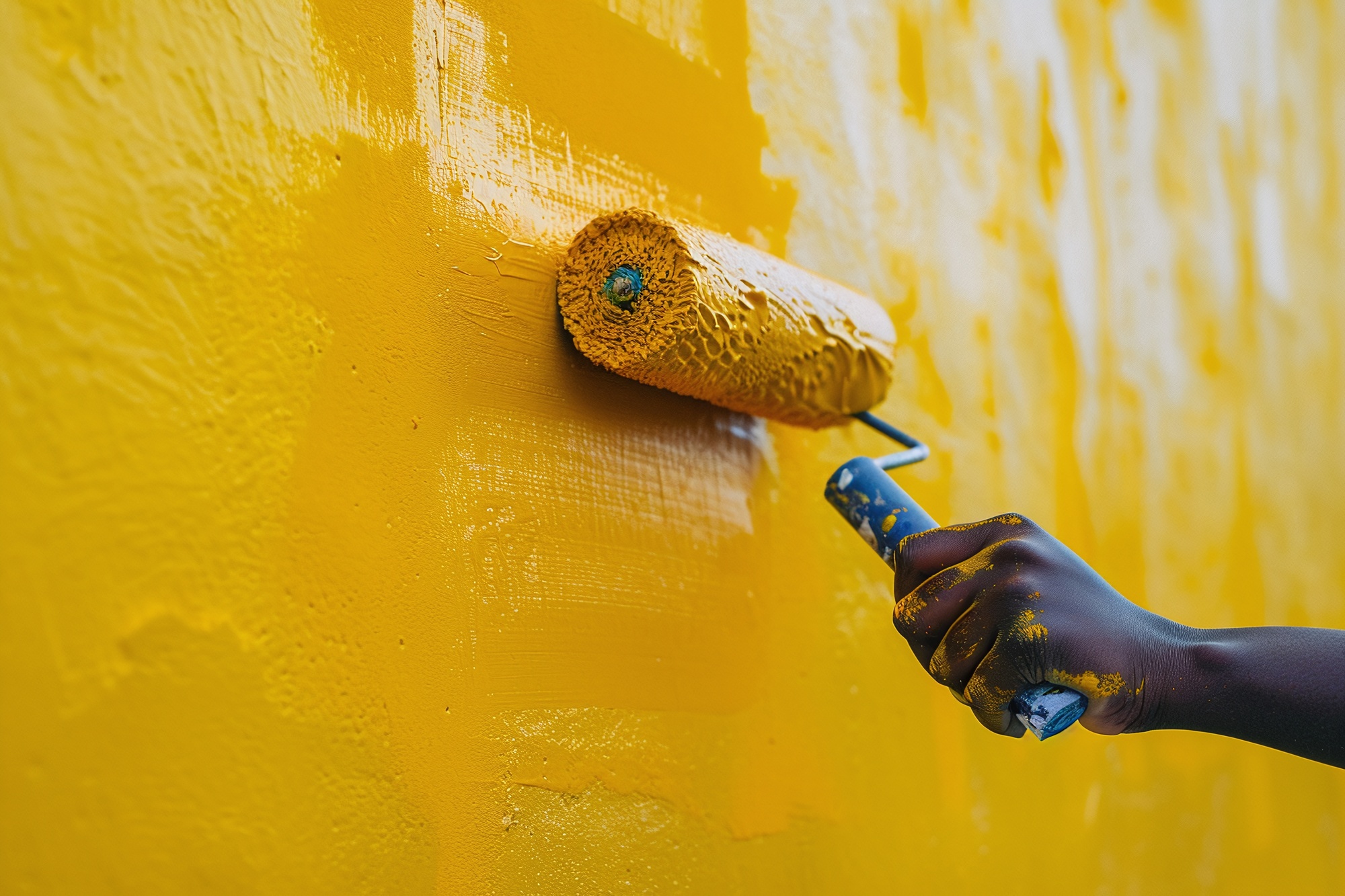 نقاشی ساختمان در غرب تهران