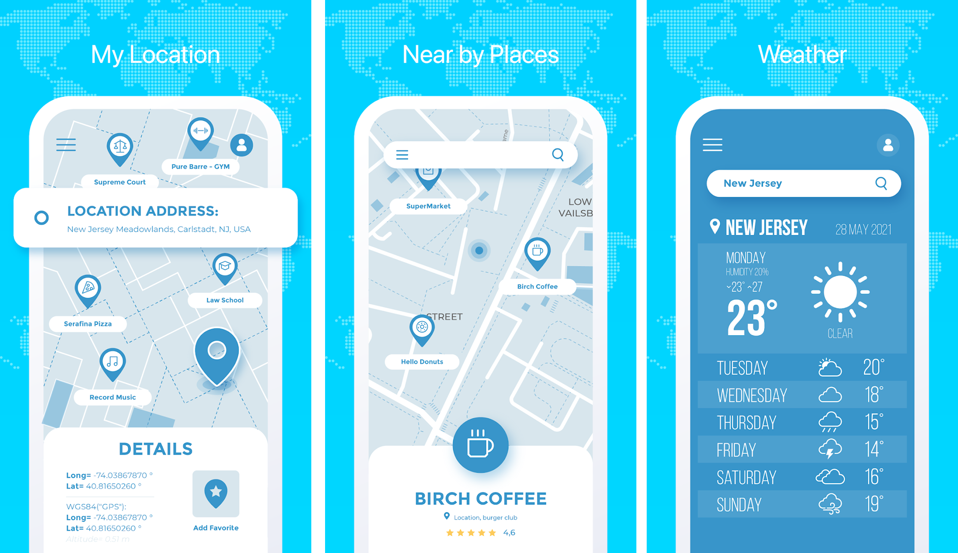 اپلیکیشن My Location & Travel Tools