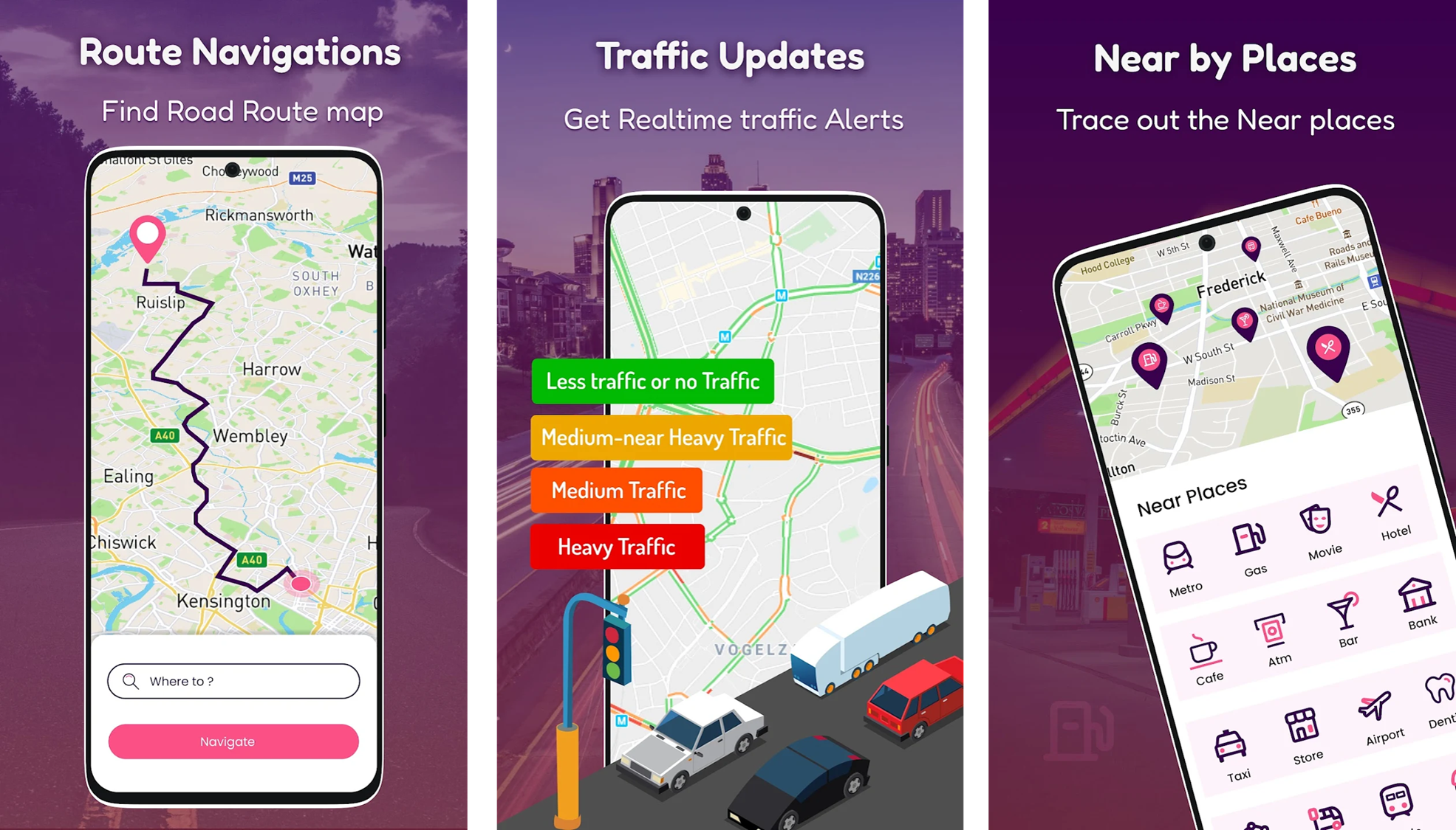 اپلیکیشن "GPS Location, Maps, Navigation"