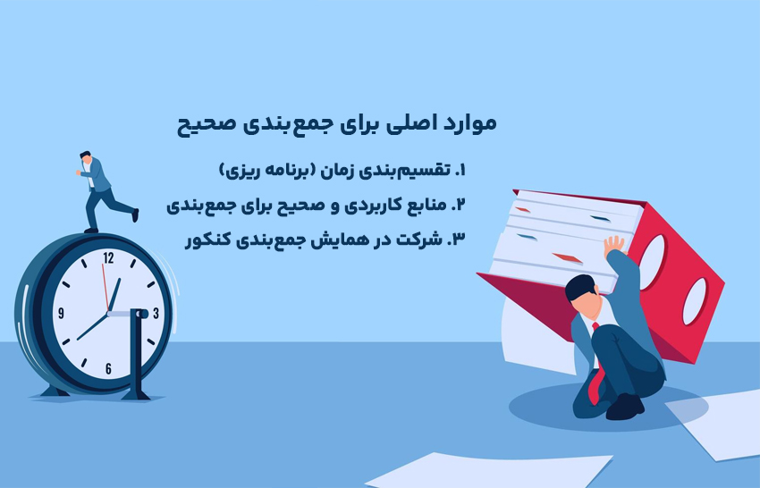 نکات مهم جمع بندی کنکور