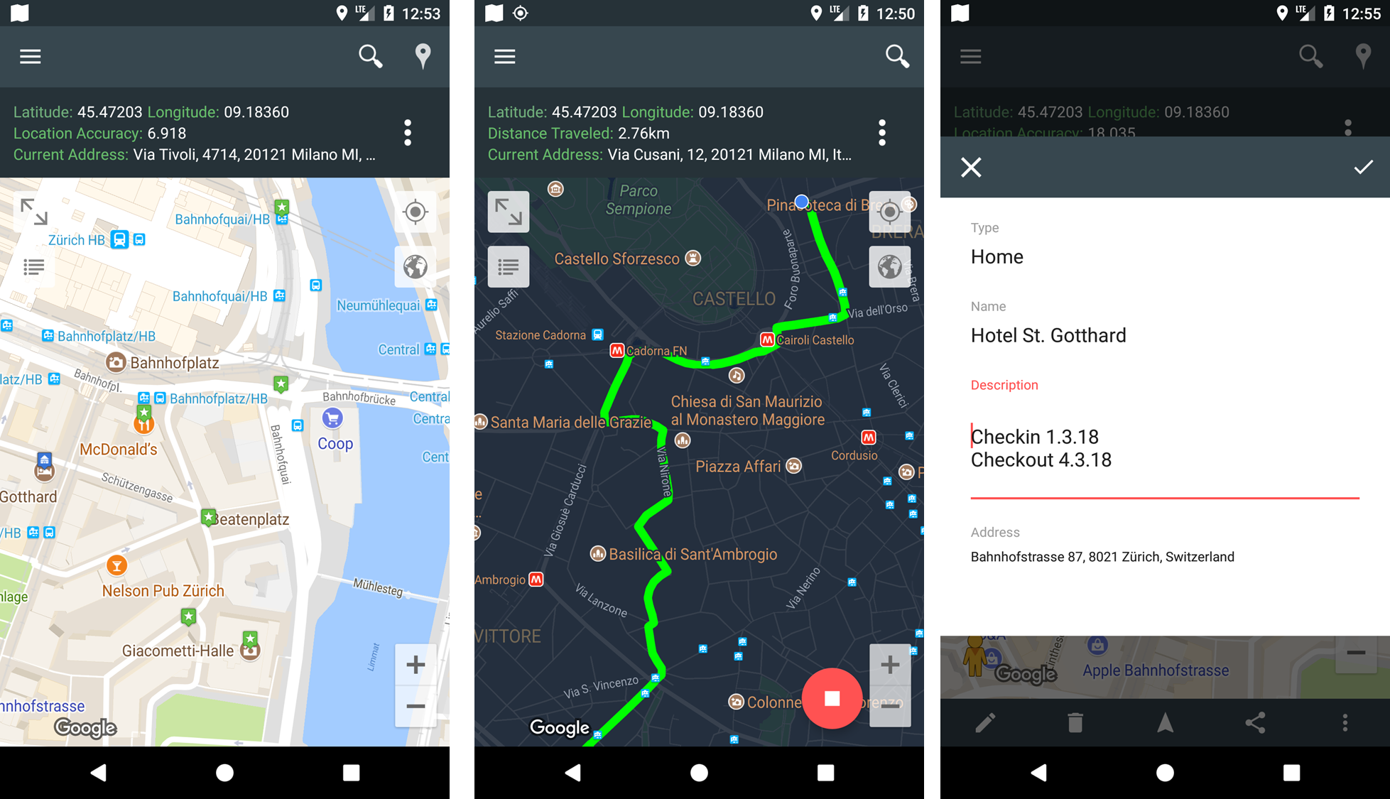 اپلیکیشن «My Location – Track GPS & Maps»