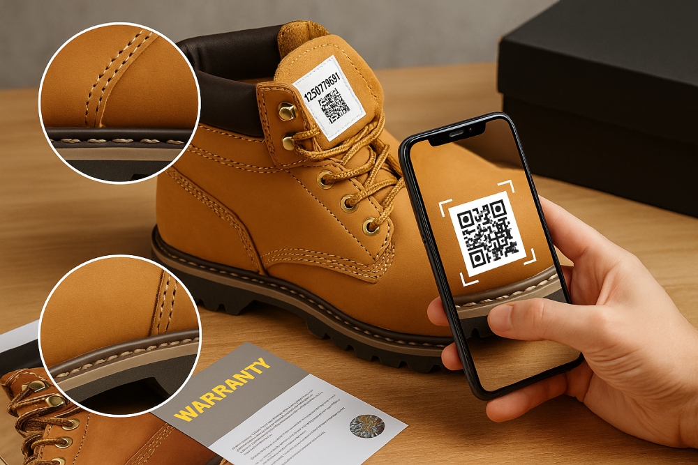 تشخیص اصل بودن کفش کار خارجی