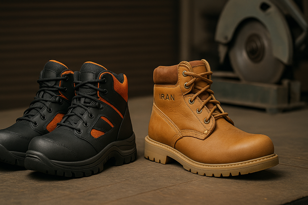 تفاوت کفش کار خارجی و ایرانی