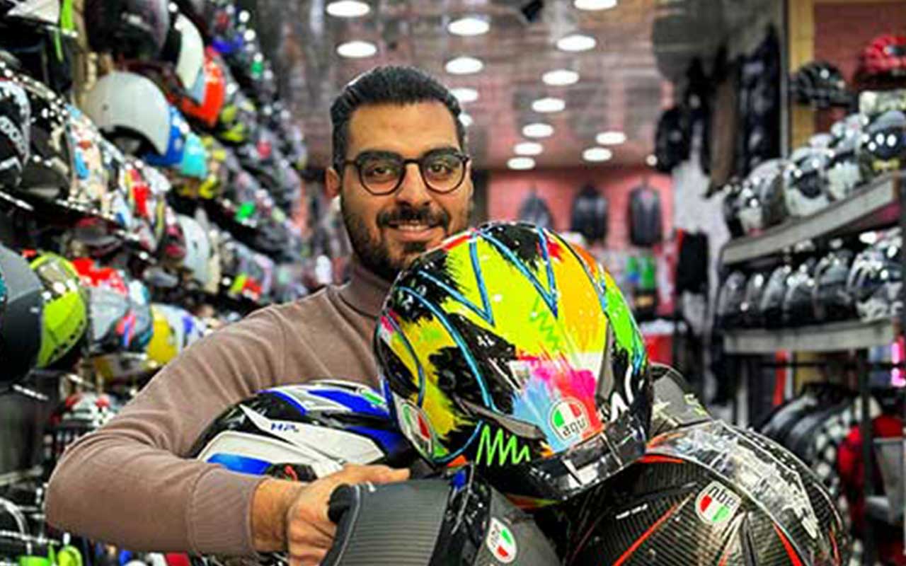 کلاه ایمنی موتور