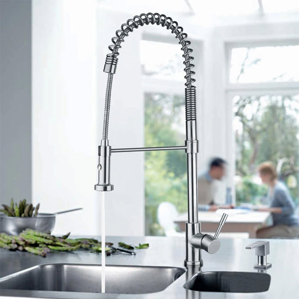 شیر ظرفشویی فنردار