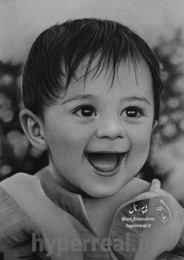 نقاشی چهره کودک
