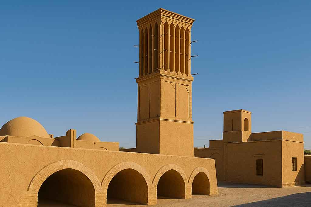 تصویر بنا های قدیمی که از قیرگونی استفاده کردند