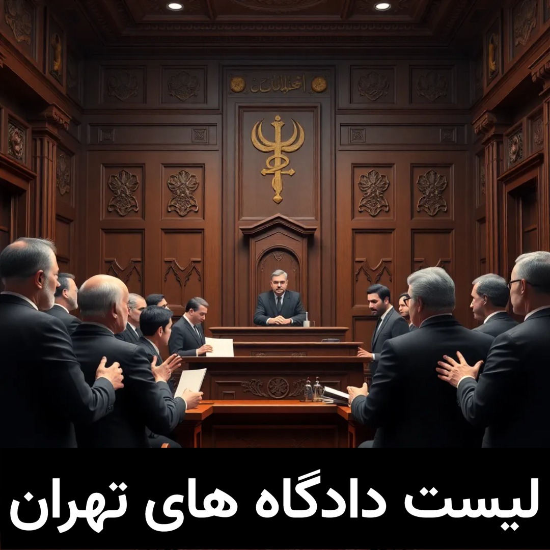 لیست دادگاه های استان تهران
