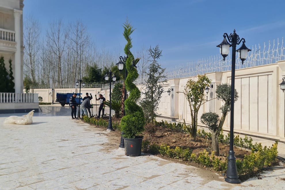 محوطه سازی در گیلان