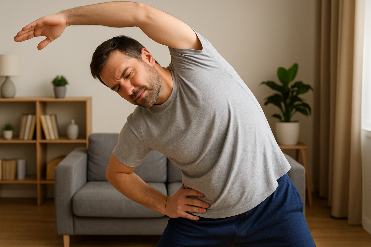 انجام حرکات کششی ساده در طول روز