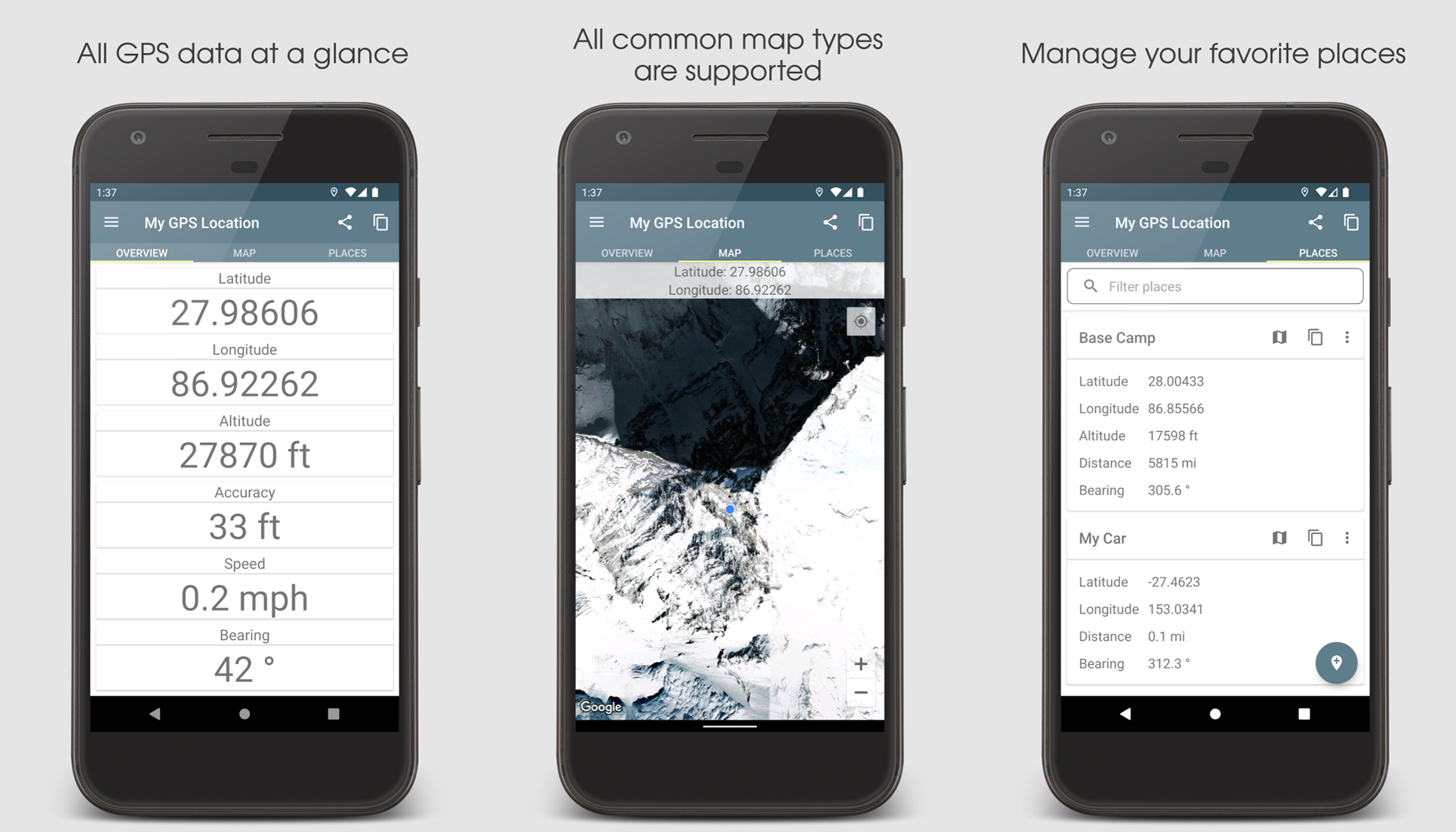 اپلیکیشن My GPS Location