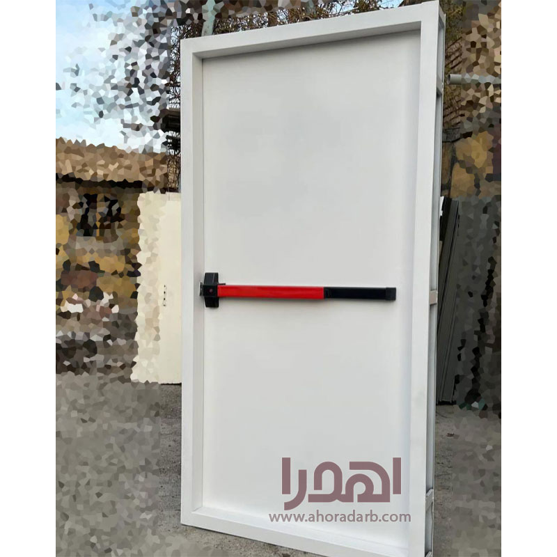 درب ضد حریق سفید