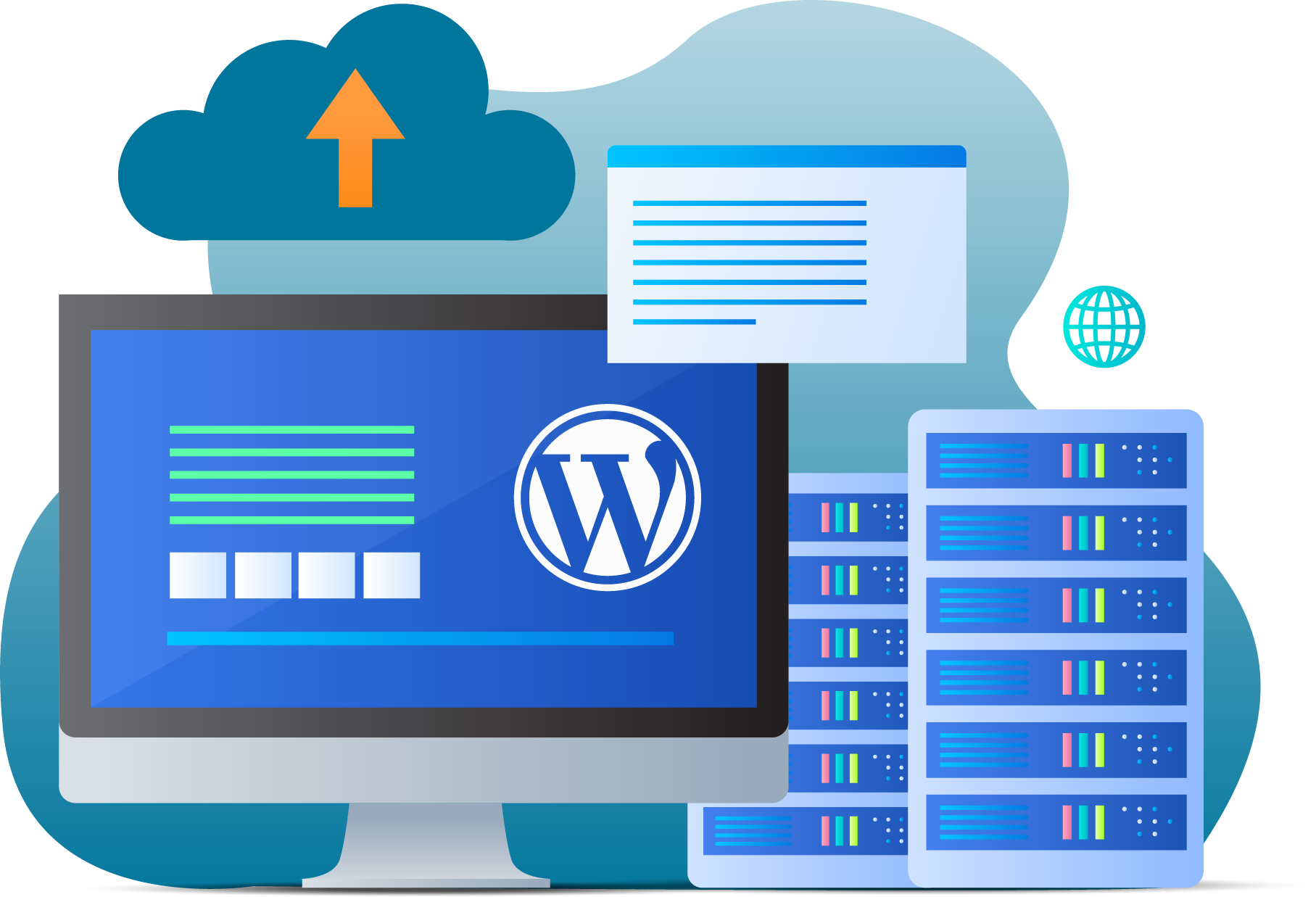 سرور مجازی برای وردپرس
