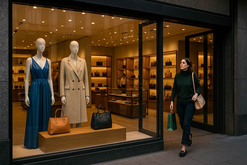 فروش از پشت ویترین فروشگاه