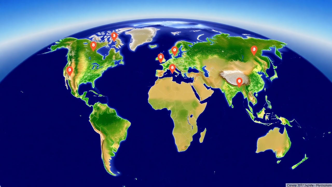 ابزار «من کجا هستم» در سایت onlinecompass.net