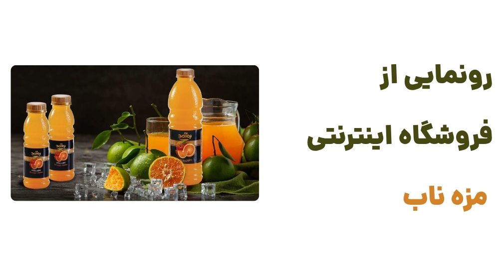 رونمایی از فروشگاه اینترنتی مزه ناب