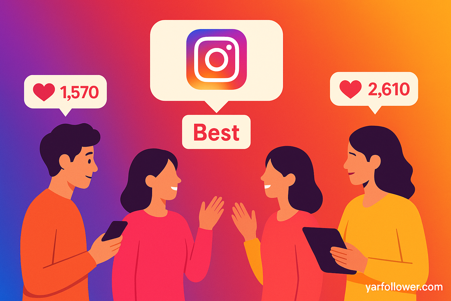 بهترین سایت های خرید فالوور اینستاگرام از نظر مشتریان