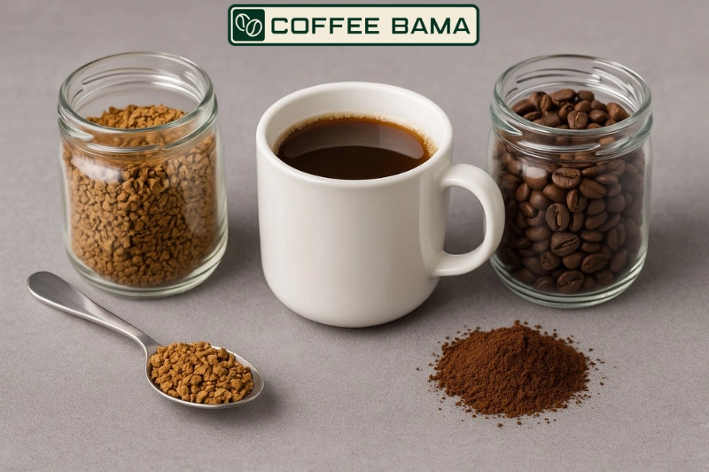 قهوه فوری بهتره یا قهوه آسیاب شده؟ راهنمای انتخاب قهوه تازه و خوش‌طعم