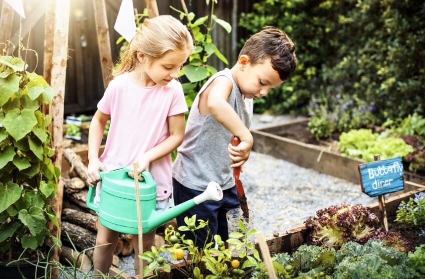 children gardening benefits