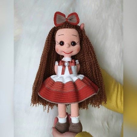 عکس عروسک بافتنی دختر (جدید و فوق العاده زیبا)
