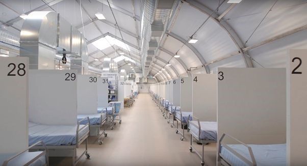 ساخت بیمارستان صحرایی و اتاق ایزوله با اسپیس فریم 6